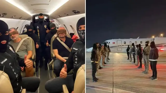 bakan yerlikaya duyurdu kirmizi bultenle aranan uyusturucu baronu turkiyeye getirildi XB1dHFRe