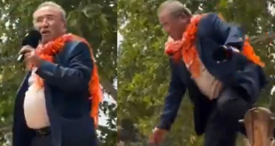 Eski Belediye Başkanı Hüseyin Ayanoğlu, Deve Üzerinde Düşme Tehlikesi Geçirdi